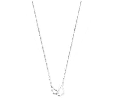 TFT Zilveren Ketting Hartjes 1,3 mm 40 + 4 cm