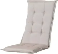 Madison stoelkussen met hoge rug panama 123x50 cm lichtbeige - thumbnail