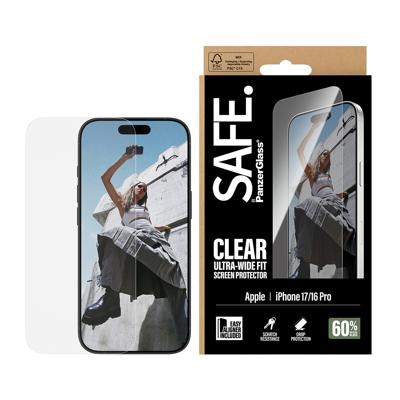 PanzerGlass PANZERGLASS - SAFE. Screen Protector iPhone 17/16 Pro Ultra-Wide Fit SA60858 Screenprotector (glas) Apple IPhone 17, iPhone 16 Pro 1 stuk(s) PanzerGlass PANZERGLASS - SAFE. Screen Protector iPhone 17/16 Pro Ultra-Wide Fit SA60858 Screenprotector (glas) Apple IPhone 17, iPhone 16 Pro 1 stuk(s)