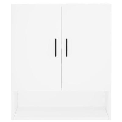 Wandkast 60x31x70 cm bewerkt hout wit