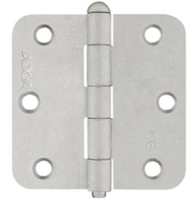 AXA scharnier - 76x76mm - RVS afgerond - 1105-24-83/E