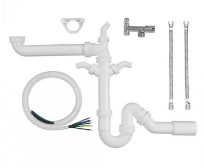 Kirchhoff Kunststof keukenaansluitset 11, wit - 98833111