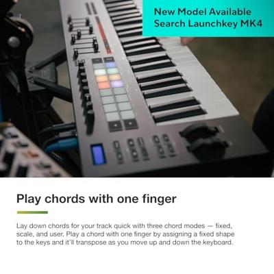 Novation LaunchKey 49 MK3 USB/MIDI keyboard - thumbnail