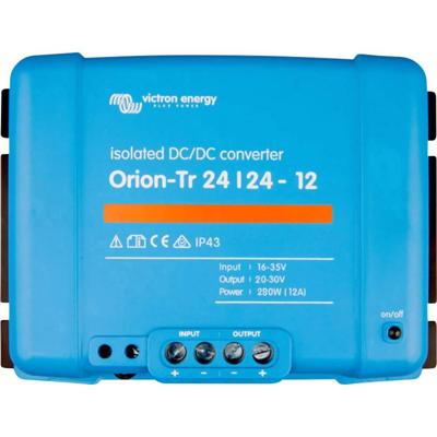 Victron Energy Orion-Tr 24/24-12A DC/DC-converter 24 V/DC - 24 V/DC/12 A 280 W Victron Energy Orion-Tr 24/24-12A DC/DC-converter 24 V/DC - 24 V/DC/12 A 280 W