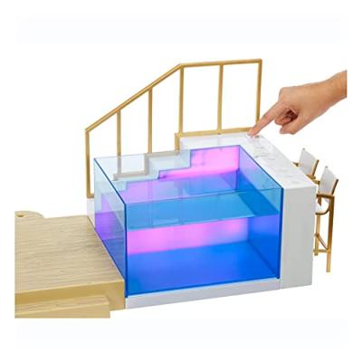 Rainbow High Color Change Pool and Beach Club Set + Licht