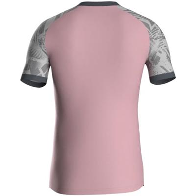 JAKO 4224 Shirt Iconic Km - Dusky Pink/Zachtgrijs/Antra Light - XXL