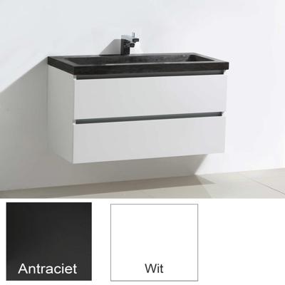 Badkamermeubelset Sanilux Trend Stone 80x47x50 cm Hoogglans Wit