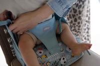 NUBY Kinderzitje - Panda - 3-puntsgordel - Vanaf 6 maanden - Blauw - thumbnail