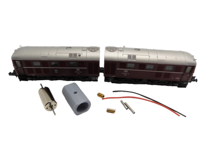 micromotor NF063G motor ombouwset voor Fleischmann BR 288, V 188, D 311