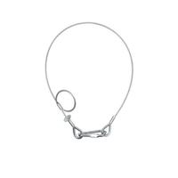 Showtec Saveking 5mm 1m safetykabel met rem 60 kg neutraal - thumbnail