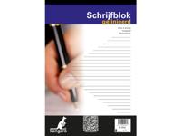 Schrijfblok A4 lijn 100 blad pak a 5 st - thumbnail