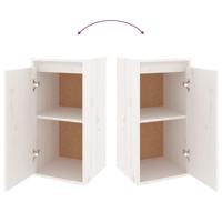 Tv-meubelen 3 st massief grenenhout wit - thumbnail