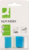 Q-CONNECT index, ft 25 x 45 mm, 50 tabs, blauw - thumbnail