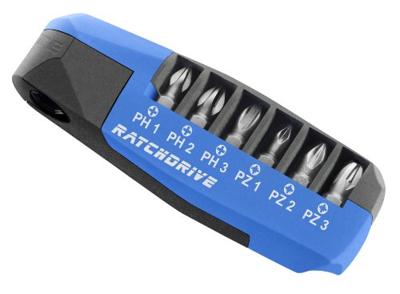 Precisie-schroevendraaier WITTE Ratchdrive Set van tips