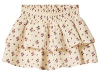lupilu Mousseline kinder rok (Beige, 98/104) - thumbnail
