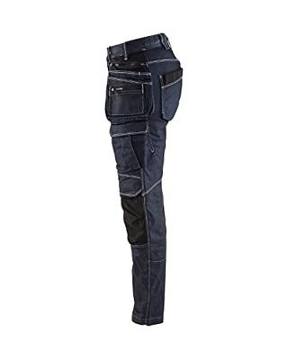Blåkläder Dames werkbroek X1900 Stretch 79901141 | Marineblauw/Zwart | Maat 50 - 7330509587744
