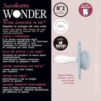 Omkeerbare fopspeen SX Pro Wonder 0-6 maanden SUAVINEX zachtpaars - thumbnail