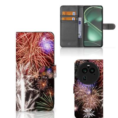 OPPO Find X6 Pro | Wallet Case | met Pasjes | Vuurwerk