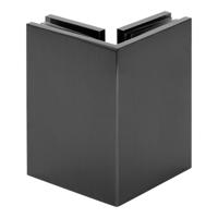 BRAUER Hoekbevestiging 2 stuks PVD gunmetal geborsteld - thumbnail