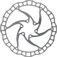 Elvedes rotor lx16 160mm 85g 6 gaats+boutjes zilver 2021066 - thumbnail