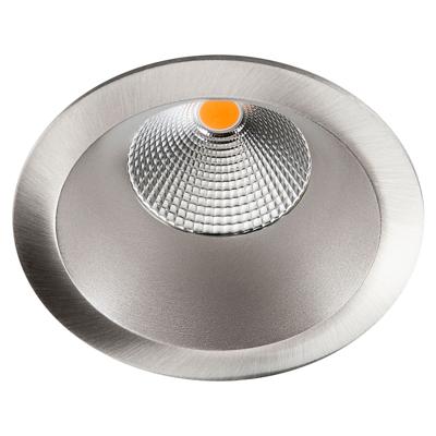 LED inbouwspot 9W 830 lumen 3000K geborsteld staal Junistar soft SG 903312