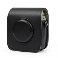 Full Body camera PU lederen draagtas met riem voor Fujifilm Instax Square SQ20 (zwart) - thumbnail