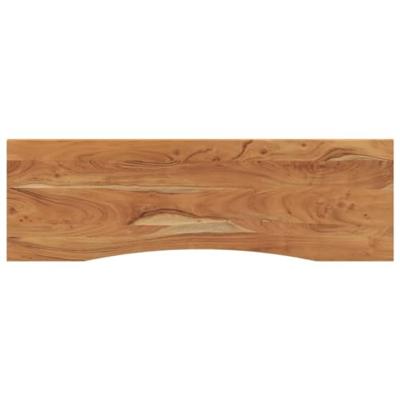 Bureaublad rechthoekig 160x50x2,5 cm massief acaciahout - thumbnail
