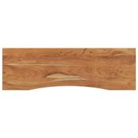 Bureaublad rechthoekig 160x50x2,5 cm massief acaciahout - thumbnail