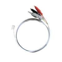 RJ11 Male to 2*Alligator Clips & 1* Duckbill Test Cord, 1.5M - thumbnail