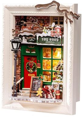 Robotime Christmas Santa's Toy Shop Kerst Kerstmis Modelbouw