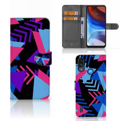 Motorola Moto E7i Power | E7 Power | Book Case | Funky Triangle