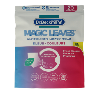 Dr.Beckmann Magic leaves colour 20 Stuks Dr.Beckmann Magic leaves colour 20 Stuks