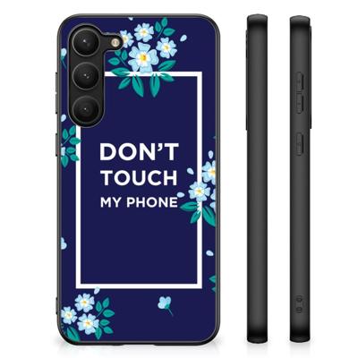 Samsung Galaxy S23 Plus | Telefoon Hoesje | Flowers Blue DTMP