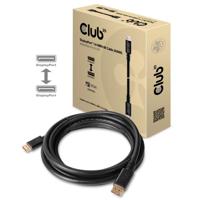 club3D DisplayPort Aansluitkabel DisplayPort-stekker, DisplayPort-stekker 4.00 m Zwart CAC-1069B 8K UHD DisplayPort-kabel - thumbnail