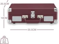 Crosley Cruiser Plus Draaitafel - Bordeaux - thumbnail