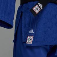Adidas Champion II Slim Fit IJF Approved judopak blauw - thumbnail