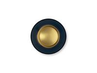 Pip Studio Vaas Metaal Ovaal Middenblauw 30cm - thumbnail