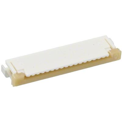 Molex 522071733 FFC/FPC-aansluiting Totaal aantal polen: 17 Rastermaat: 1.00 mm Inhoud: 1 stuk(s) Tape on Full reel