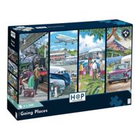 Going Places Puzzel 4x 500 Stukjes - thumbnail