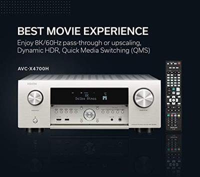 Denon: AVC-X4700H 9.2-Kanaals 8K AV-Receiver - Zwart