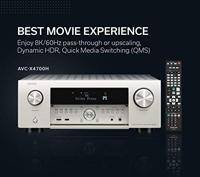 Denon: AVC-X4700H 9.2-Kanaals 8K AV-Receiver - Zwart - thumbnail