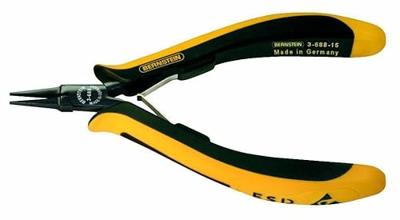 Bernstein Tools for Electronics 3-688-15 Platte tang ESD Recht Speciaal staal 130 mm