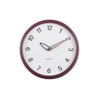 Karlsson Wandklok Bella - Dark mauve - 4.2x30x30cm - thumbnail