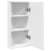 Badkamerkast met spiegel 30x24x60 cm wit - thumbnail