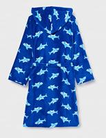Badjas haai - badjas capuchon-158/164 - thumbnail