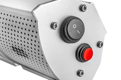 SHX SHXTH2000GF Terrasverwarming 2000 W 10 m² Zilver - thumbnail