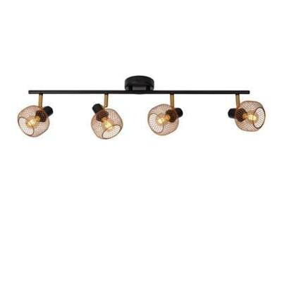 Lucide MAREN - Plafondspot - 4xE14 - Mat Goud / Messing