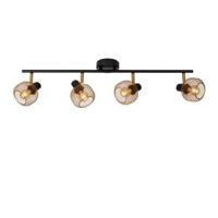 Lucide MAREN - Plafondspot - 4xE14 - Mat Goud / Messing - thumbnail