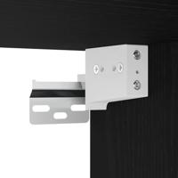 3-delige badkamermeubelset zwart eiken fineer - thumbnail