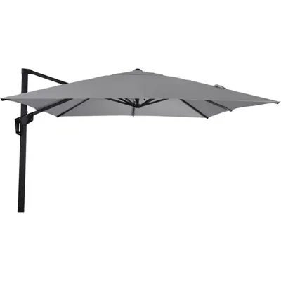 Grote Zweefparasol Libra Antraciet 2,5x2,5m van Lesli Living Grote Zweefparasol Libra Antraciet 2,5x2,5m van Lesli Living